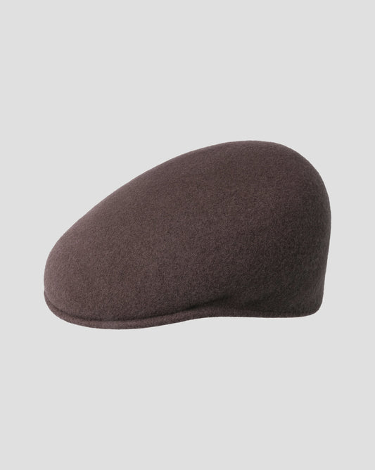 K-M (Kangol 504 Cheese cutter flat wool espresso) 9259469