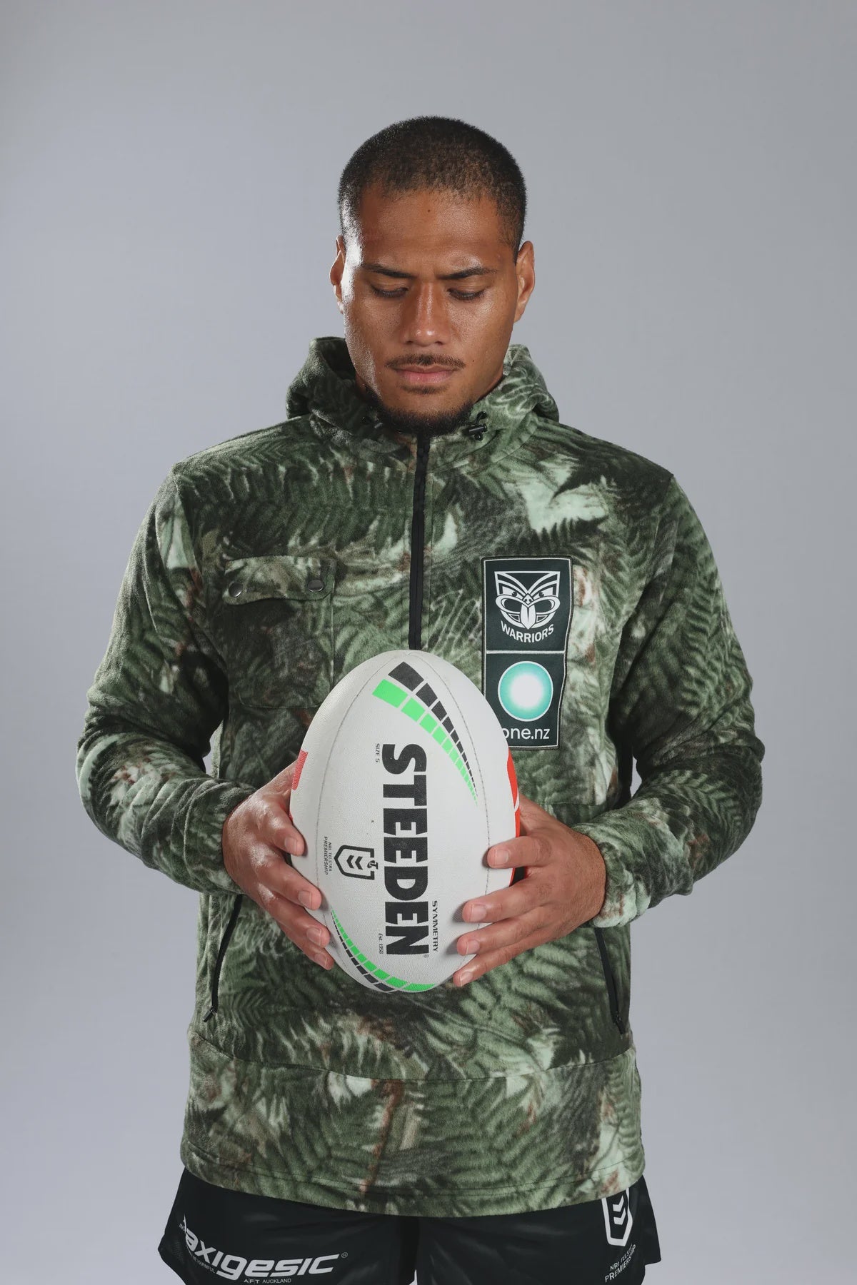DY-R4 (Dynasty 2026 nz warriors mens te taiao microfleece 1/4 zip green) 72698573