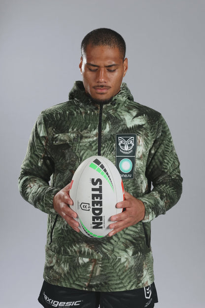 DY-R4 (Dynasty 2026 nz warriors mens te taiao microfleece 1/4 zip green) 72698573