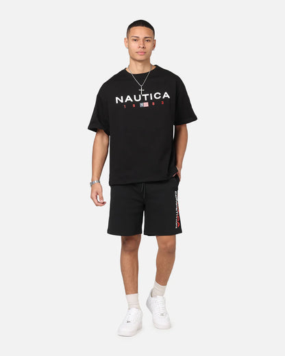 NTA-D15 (Nautica competition waterford fleece shorts black) 122595217