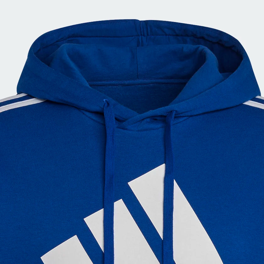 AA-K20 (Adidas big logo 3 stripes fleece hoodie royal blue/white) 42394329 ADIDAS