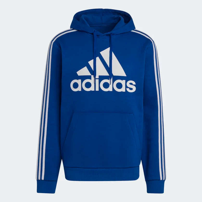 AA-K20 (Adidas big logo 3 stripes fleece hoodie royal blue/white) 42394329 ADIDAS