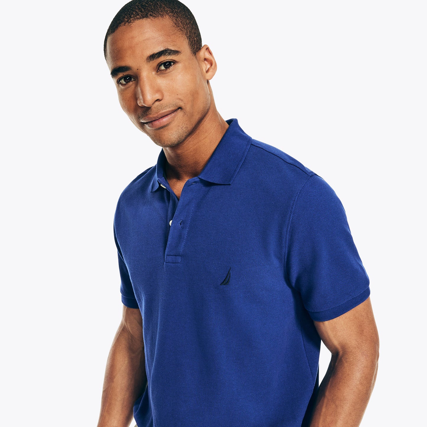 NTA-E9 (Nautica mens short sleeve polo estate blue) 22495215