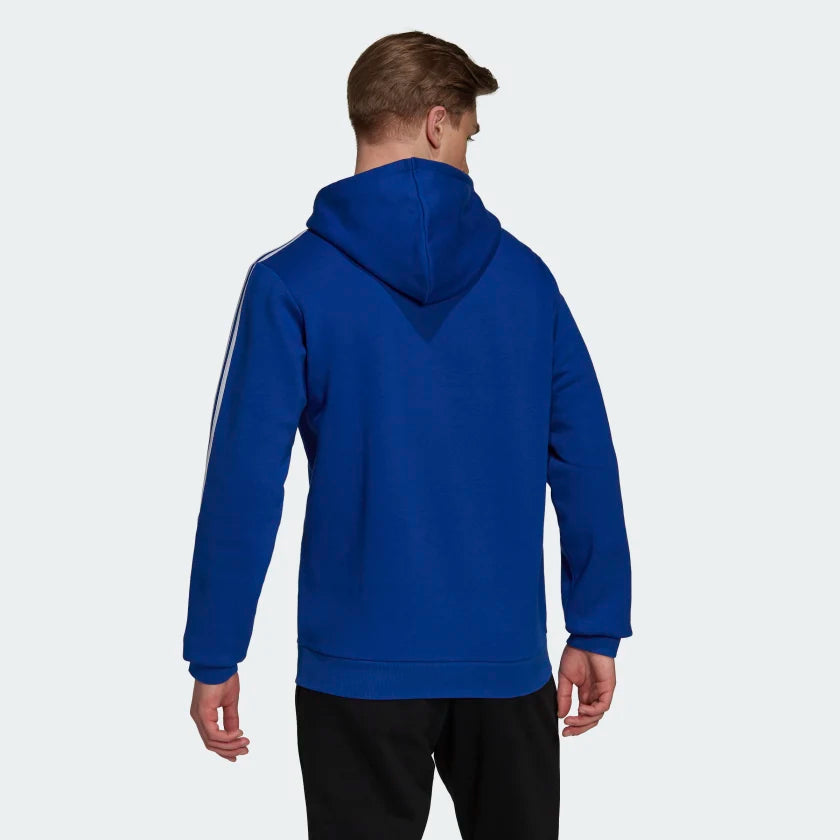 AA-K20 (Adidas big logo 3 stripes fleece hoodie royal blue/white) 42394329 ADIDAS