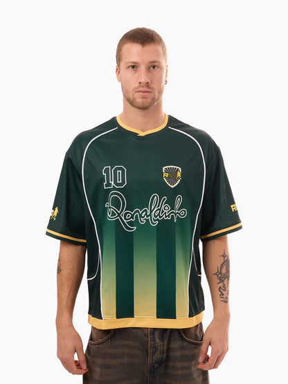 MJA-O15 (Team brazil  R10 ronaldhing sub short sleeve jersey pine needle) 82695652