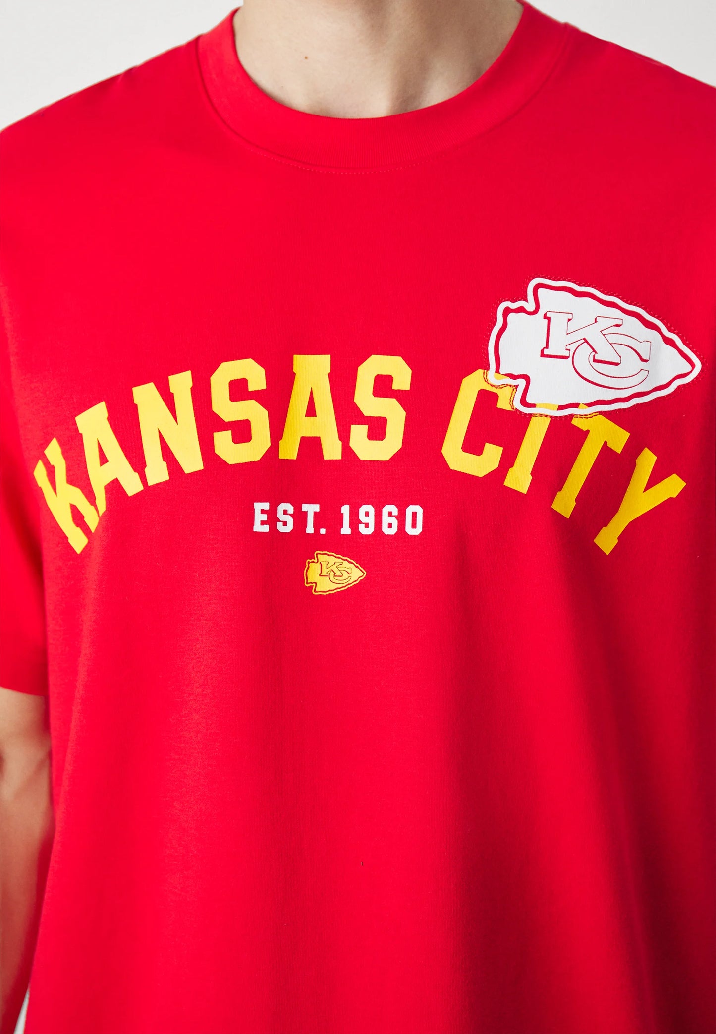 NA-O43 (Nike short sleeve heavyweight Kansas City Chiefs tee university red) 112394347