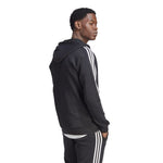 AA-L21 (Adidas essentials 3-stripes full zip hoodie black/white) 82394329 ADIDAS