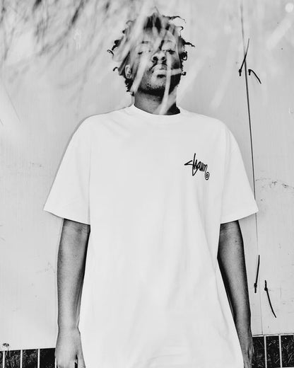 SSA-K (S/Double s shawn script short sleeve heavy weight tee white) 122593043