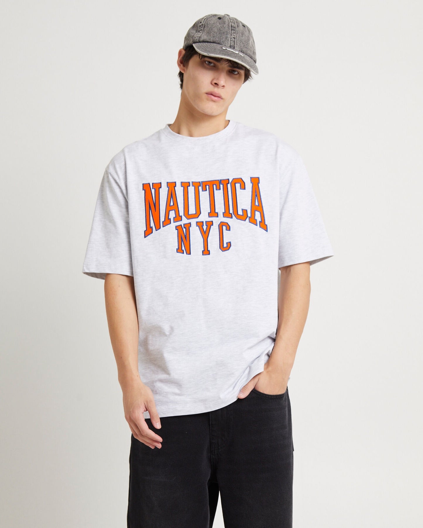 NTA-Q11 (Nautica taconia heavyweight t-shirt ice marl) 22592770