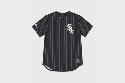 MJA-Q15 (Majestic mlb chicago white sox misc replica button up jersey black) 82696087