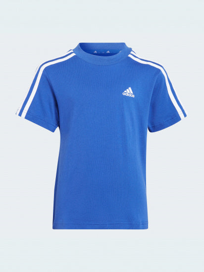 AA-U21 (Adidas essentials 3-stripes tee & shorts set semi lucid blue) 92392815