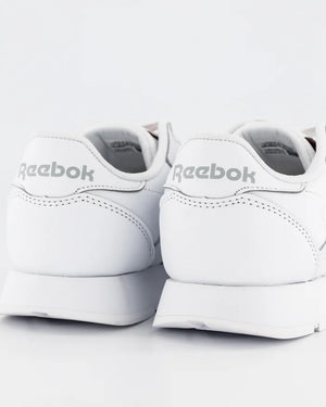 R-Z14 (Reebok classic leather shoes big kids white/white) 62395115