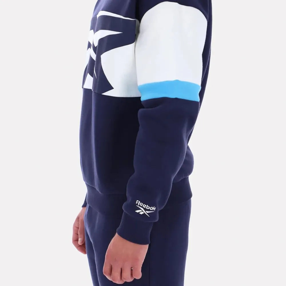 RA-O3 (Reebok cut and sew crewneck fleece vector navy) 62595115