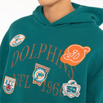 MNA-Y24 (Mitchell and ness touchline hoodie dolphinsteal) 12397391