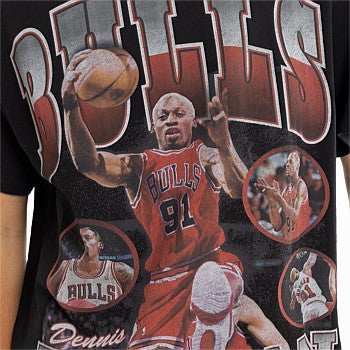 MNA-P30 (Mitchell and ness photo player tee bulls dro black) 82393913