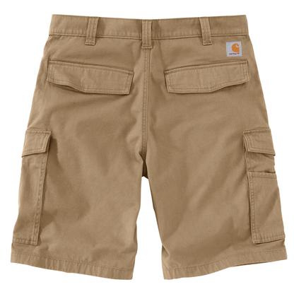 CHA-C5 (Carhartt rugged flex relaxed fit canvas cargo work short dark khaki) 122396052