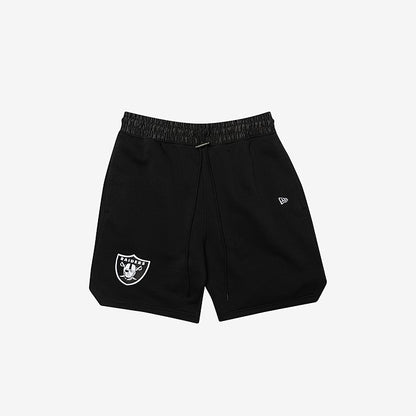 NEA-Z6 (New era fleece shorts las vegas raiders black/white) 92395000