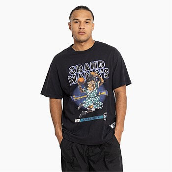 MNA-V32 (Mitchell and ness grand mamas tee hornets faded black) 112393477