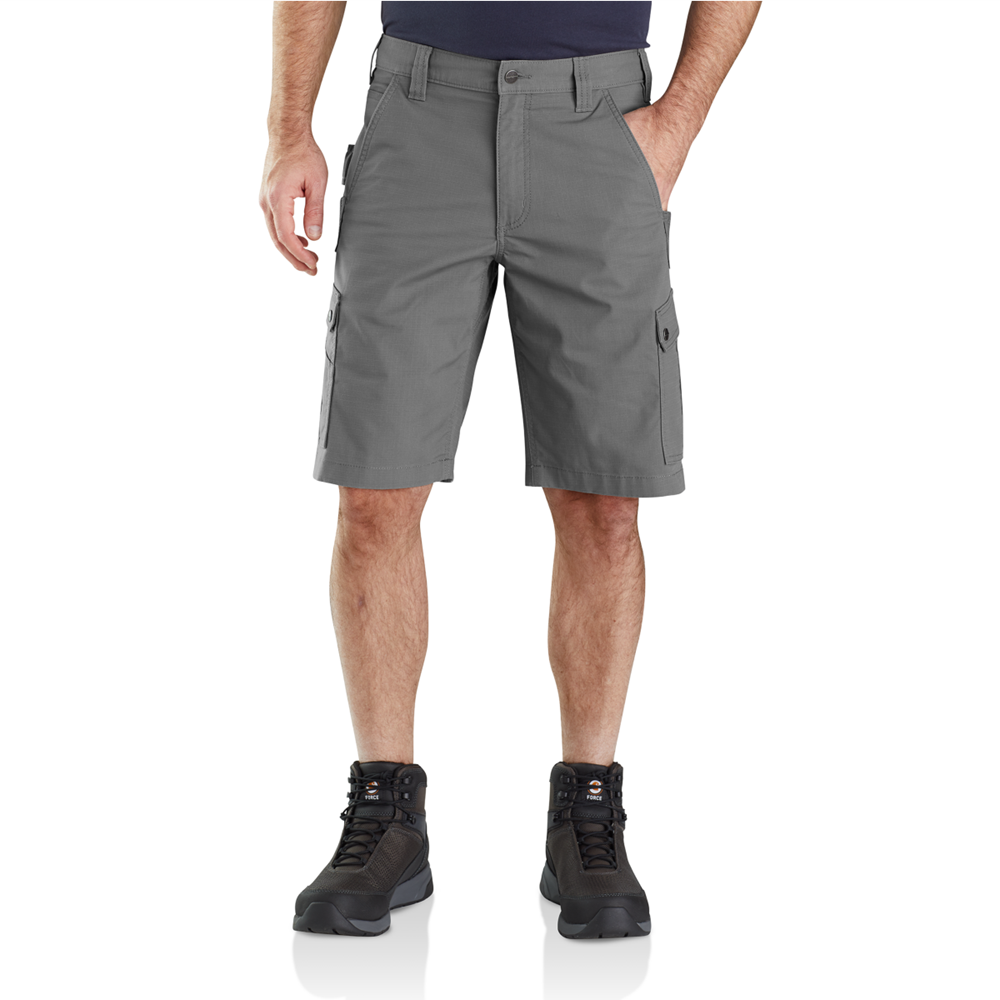 CHA-Y4 (Carhartt ripstop relaxed fit cargo work short steel) 122396505