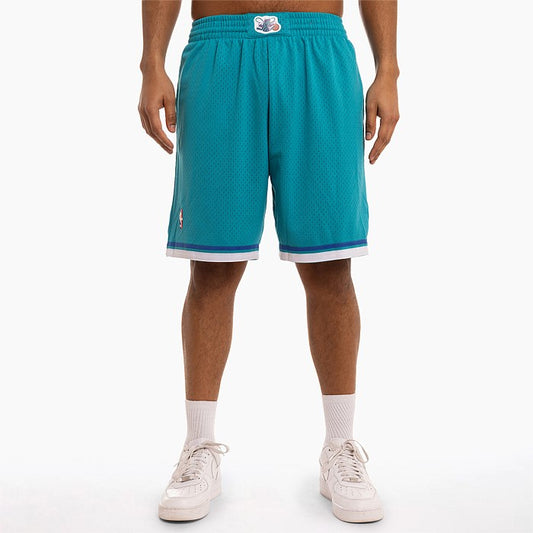 MNA-O33 (Mitchell and ness swingman shorts hornets 92-93 home teal) 112396956