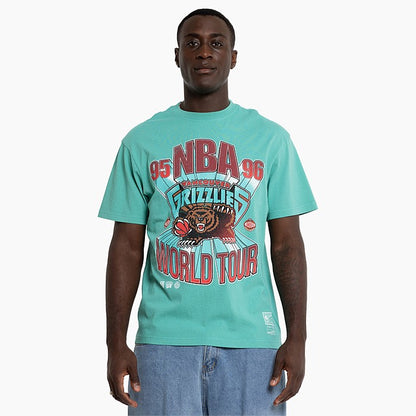 MNA-J32 (Mitchell and ness bust out tee grizzlies aqua) 112393477