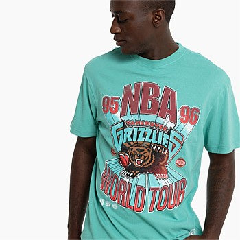 MNA-J32 (Mitchell and ness bust out tee grizzlies aqua) 112393477