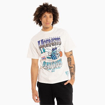 MNA-Y32 (Mitchell and ness metallic tee hornets white marle) 112393477