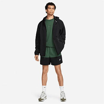 NA-Y44 (Nike club woven colour blocked shorts forest green/black)