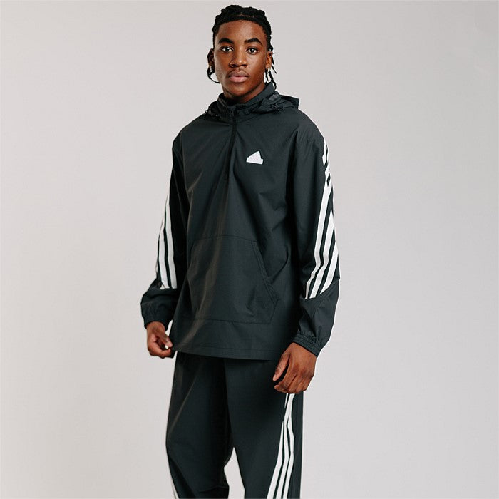 AA-N24 (Adidas future icons 3-stripes woven windbreaker black/white) 72497675