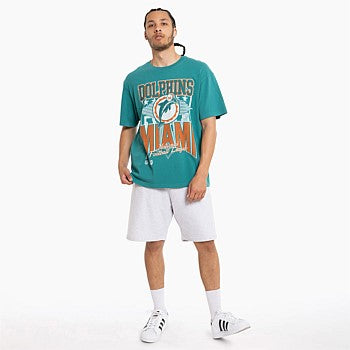 MNA-P34 (Mitchell and ness blitz tee dolphins teal) 12493478