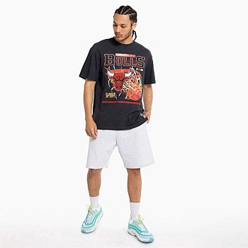 MNA-Y34 (Mitchell and ness lightning hoop tee bulls standard black) 22493478