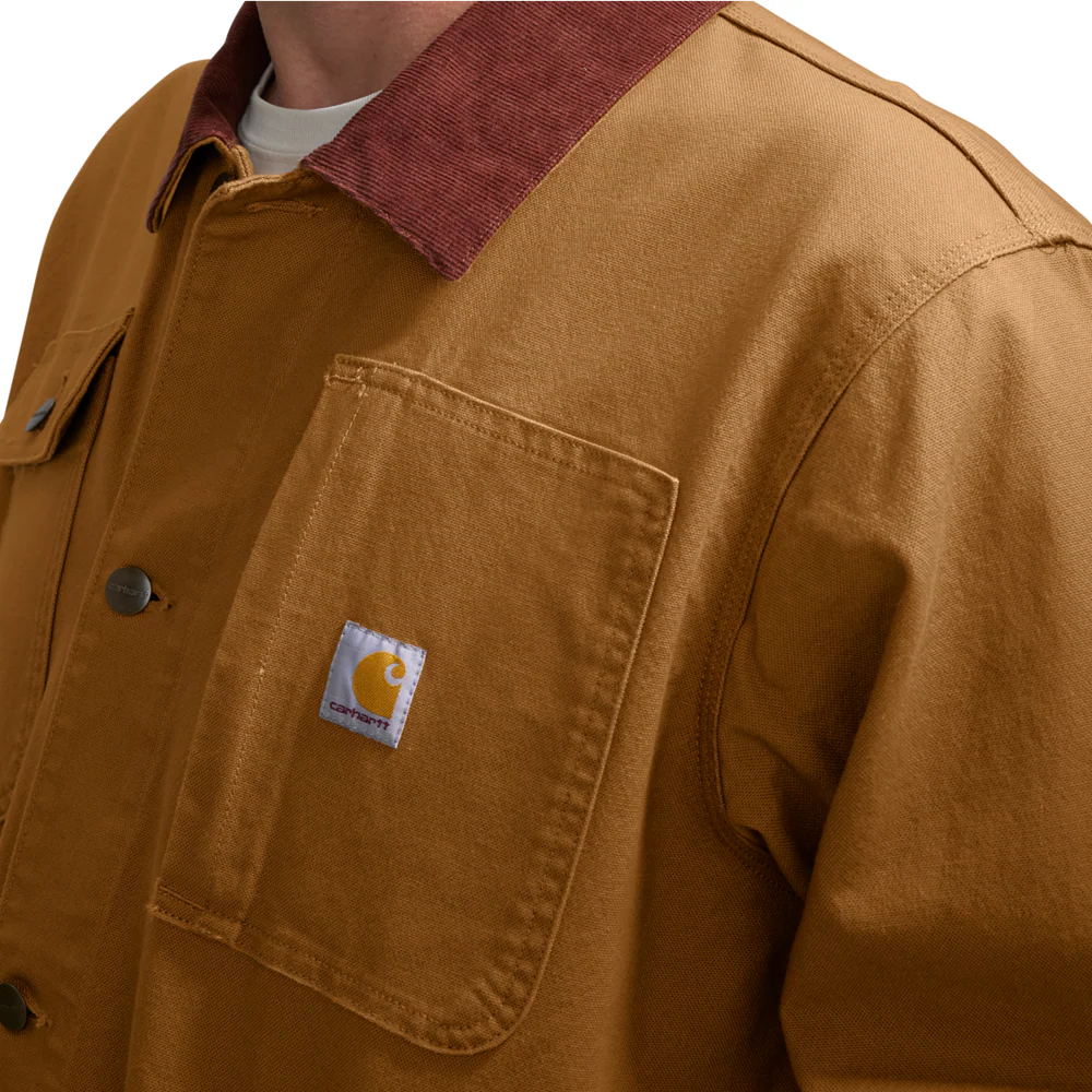 CHA-P8 (Carhartt iconic rugged flex duck chore coat brown) 925915887