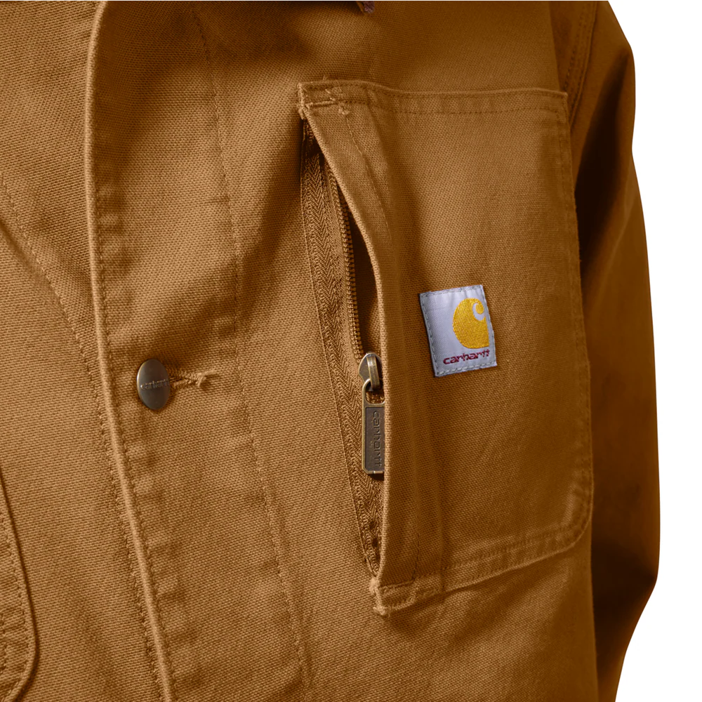 CHA-P8 (Carhartt iconic rugged flex duck chore coat brown) 925915887