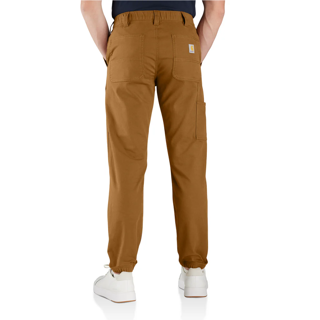 CHA-Q6 (Carhartt rugged flex canvas jogger pant brown) 102498750