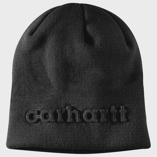 CHA-W8 (Carhartt knit embossed beanie black) 102592520