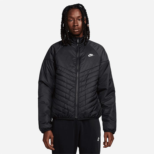 NA-F45 (Nike windrunner therma-fit puffer jacket black/white) 724911996