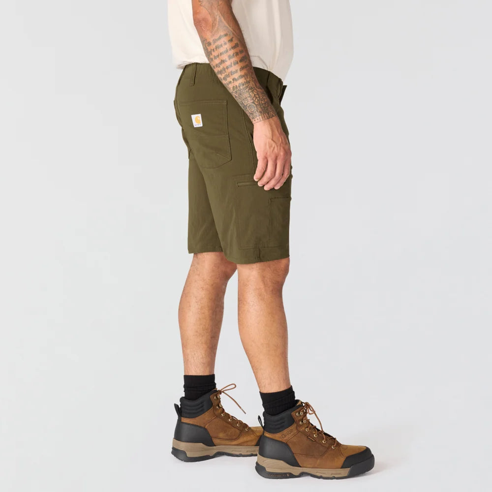 CHA-W9 (Carhartt relaxed 10" carhartt force ripstop cargo shorts burnished logs) 82698320