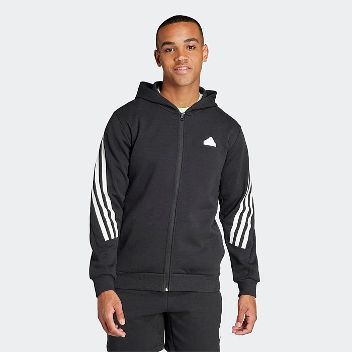 AA-P24 (Adidas future icons 3-stripes full zip hoodie black/white) 72496140