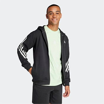 AA-P24 (Adidas future icons 3-stripes full zip hoodie black/white) 72496140