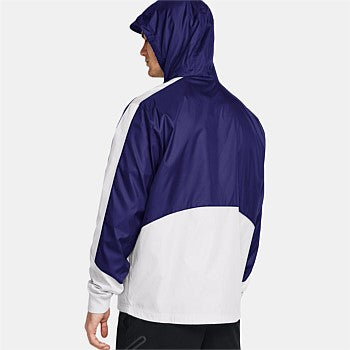 UAA-X12 (Under armour mens legacy windbreaker sonar blue/halo gray) 72496521