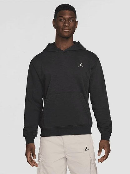 NA-O50 (Nike jordan brooklyn fleece pullover hoodie black) 92694783