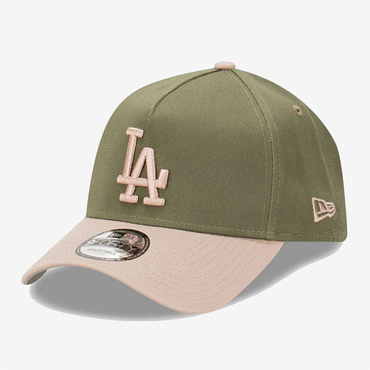 NEC-O57 (New era 940 Aframe vintage olive la dodgers new olive/ash brown snapback osfm) 72492450