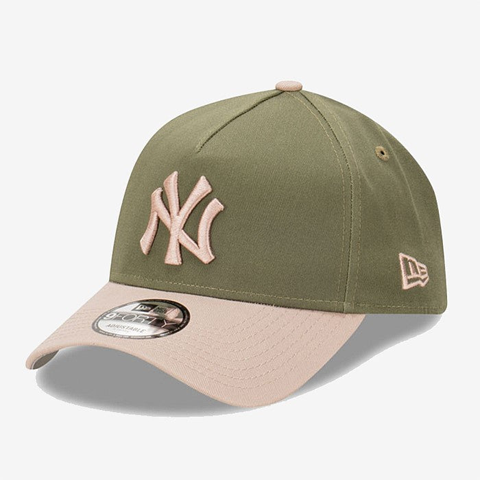 NEC-P57 (New era 940 Aframe vintage olive new york yankees new olive/ash brown snapback osfm) 72492450