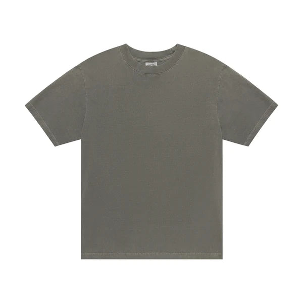 SKA-C (Shaka wear streetwear 10M-002 essentials max heavyweight garment dye short sleeve tee cement)