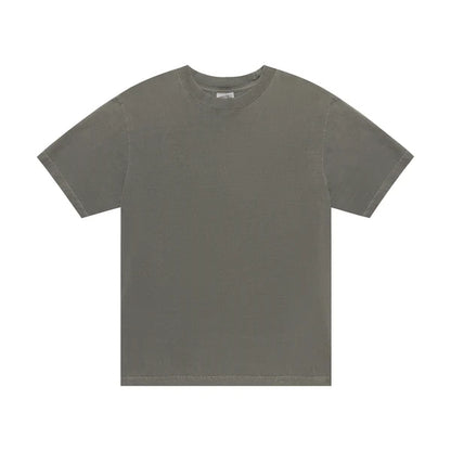 SKA-C (Shaka wear streetwear 10M-002 essentials max heavyweight garment dye short sleeve tee cement)