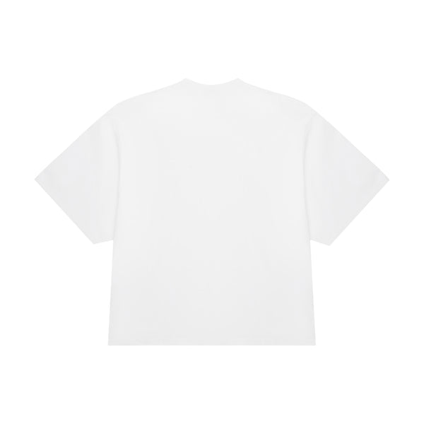 SKA-Q (Shaka wear streetwear 10M-005 essentials max heavyweight oversized short sleeve tee white)