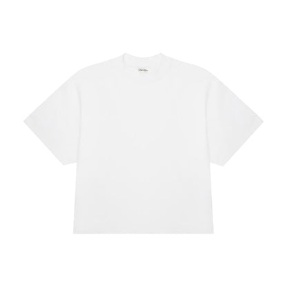 SKA-Q (Shaka wear streetwear 10M-005 essentials max heavyweight oversized short sleeve tee white)