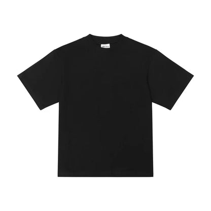 SKA-R (Shaka wear streetwear 10M-006 essentials max heavyweight cropped tee short sleeve tee black)