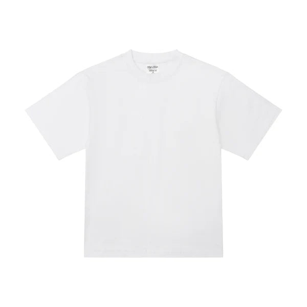 SKA-S (Shaka wear streetwear 10M-006 essentials max heavyweight cropped tee short sleeve tee white)