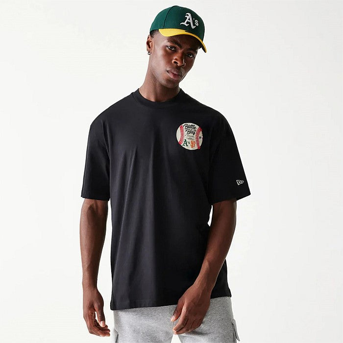 NEA-R10 (New era MLB rivals oversize tee black) 102493750